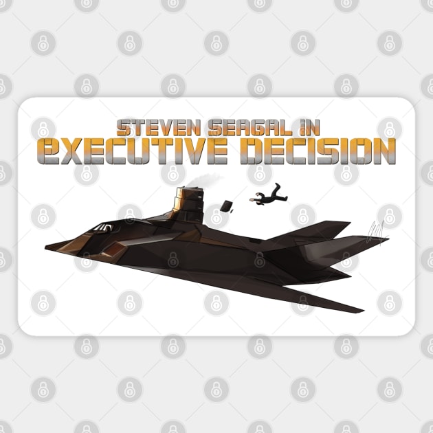 Steven Seagal in EXECUTIVE DECISION Magnet by 51Deesigns